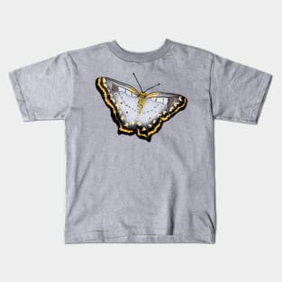 Black and Gold Butterfly Kids T-Shirt